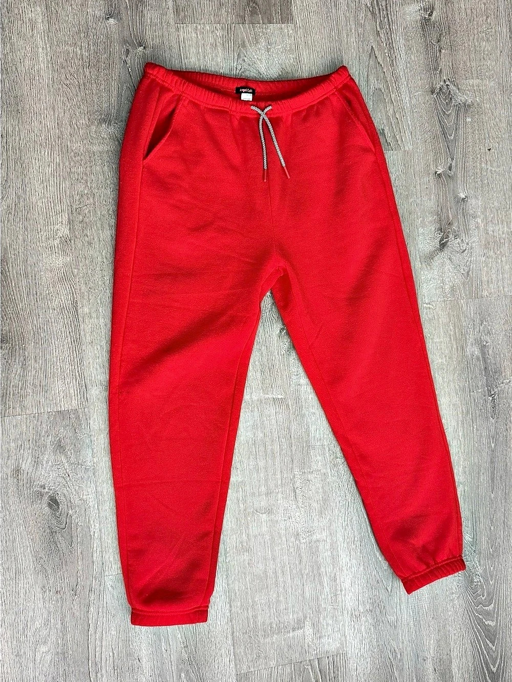 Angel Cult Red Jogger Pants Size Large, Like New